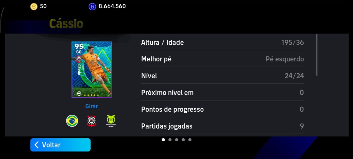 Conta antiga de efootball com salah+mbappe PSG+neymar