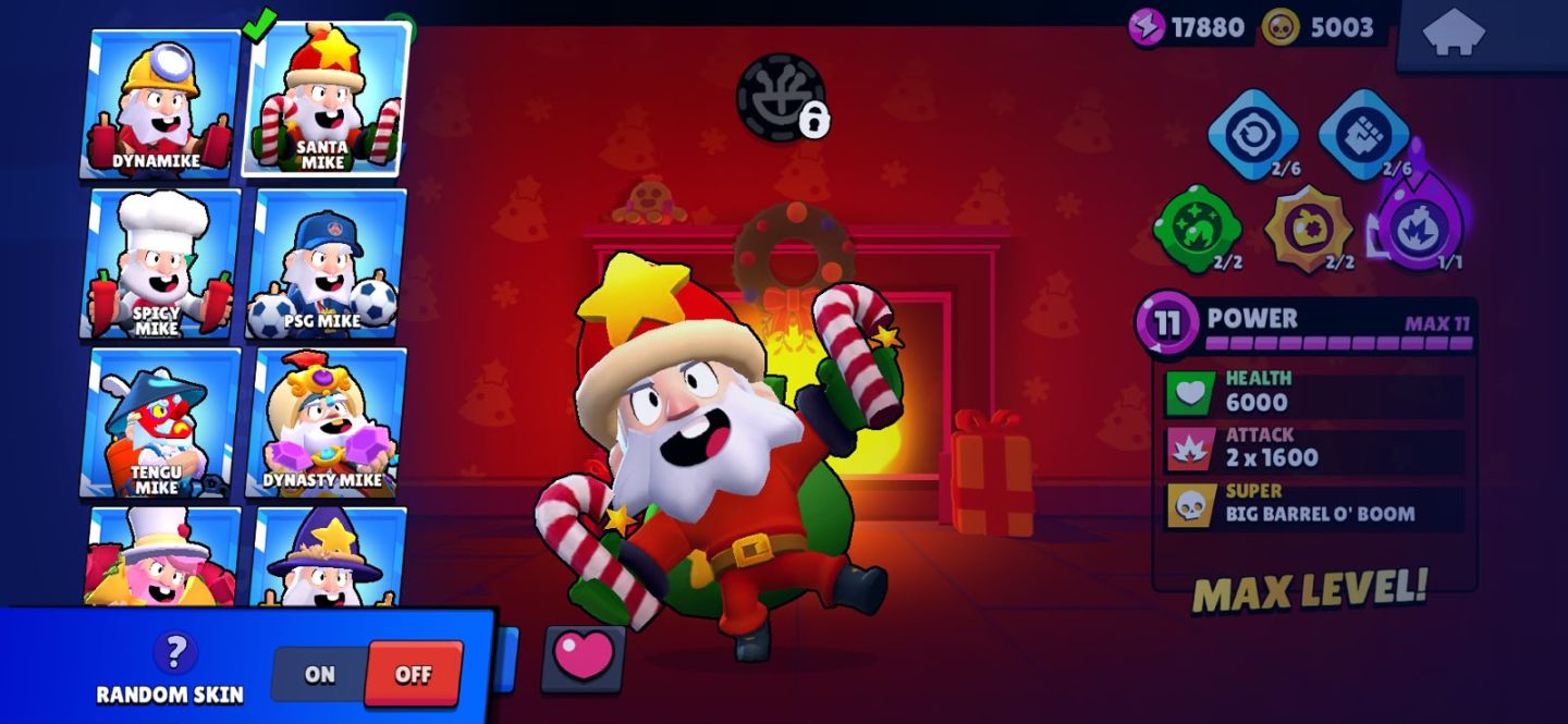 Conta de brawl stars com shelly estelar/Rico old/barley mago/papai mike