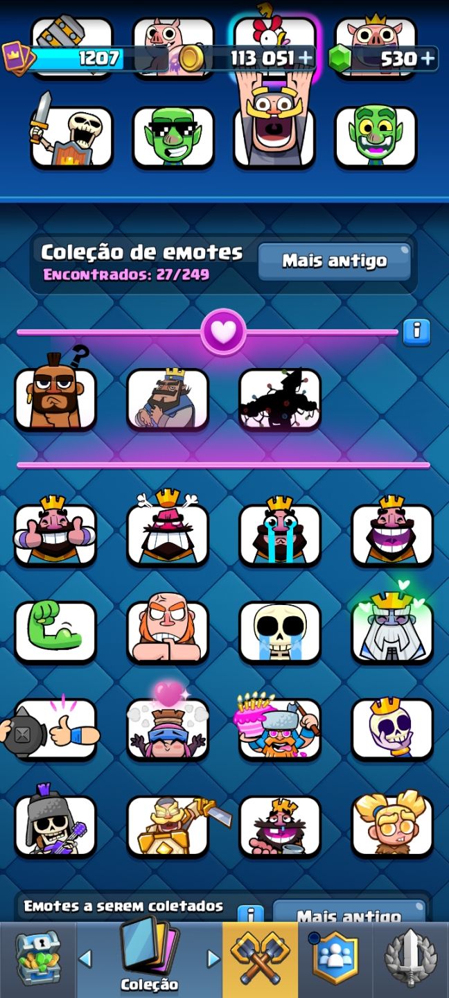 CONTA CLASH ROYALE | 6.161 TROFÉUS | 117/122 CARTAS | 712 VITÓRIAS