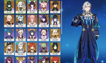Conta Genshin AR 59 (2021) |Neuvillette C1+16 5 | 6 personagens C6 | América