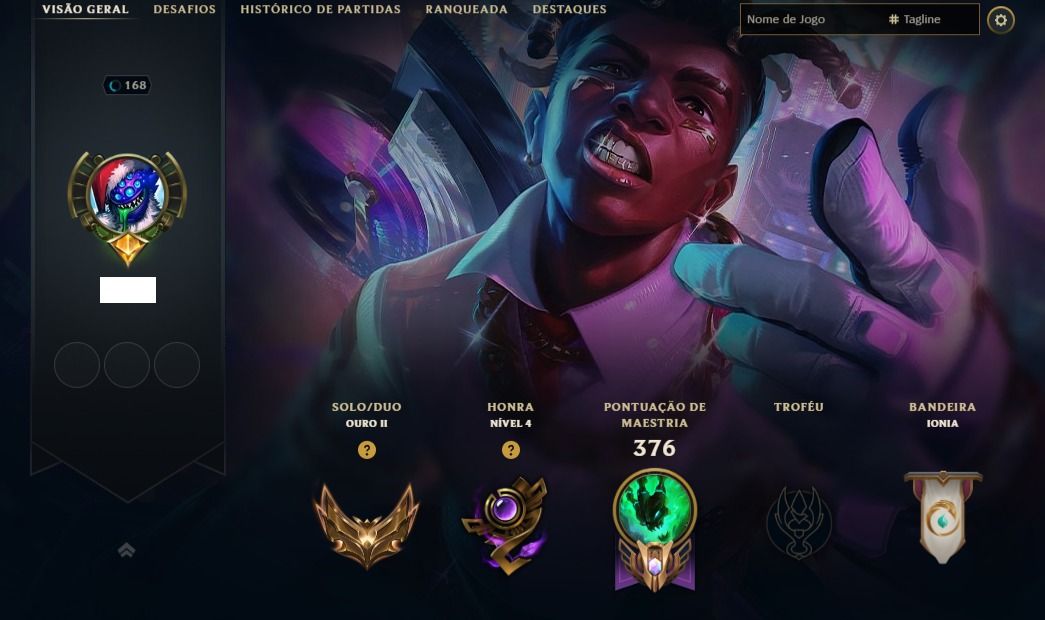 CONTA DE LOL 2012 / NOVA SKIN DO EKKO / 99 SKINS / FULL ACESSO