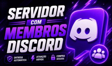 SERVIDORES COM MEMBROS - DISCORD