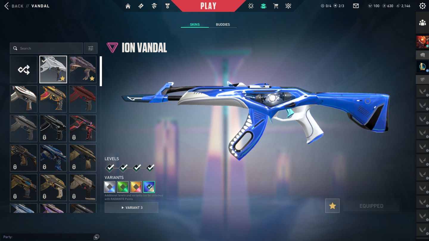 VALORANT ACCOUNT FULL SKINS | Vandal Ion +Phantom+Karambit Saqueadora+Xenohunter