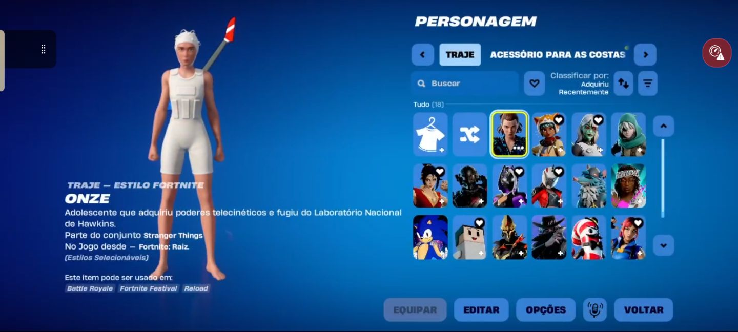 GRANDE PROMO CONTA DE FORTNITE COM 17 SKINS INCLUINDO A ELEVEN