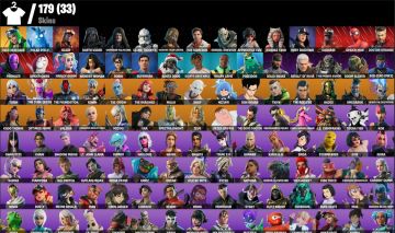 CONTA DE FORTNITE COM 179 SKINS + FNCS RENEGADE + FULL TRYHARD
