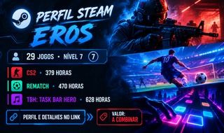 Conta steam +60 games na biblioteca