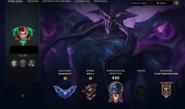 Conta do jogo League of Legends
