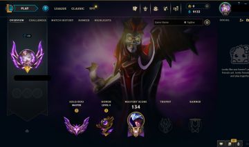 CONTA LOL - Mestre / 73% WR / HAND LEVEL / 6 SKINS / 49 CAMPEÕES / LEVEL 48