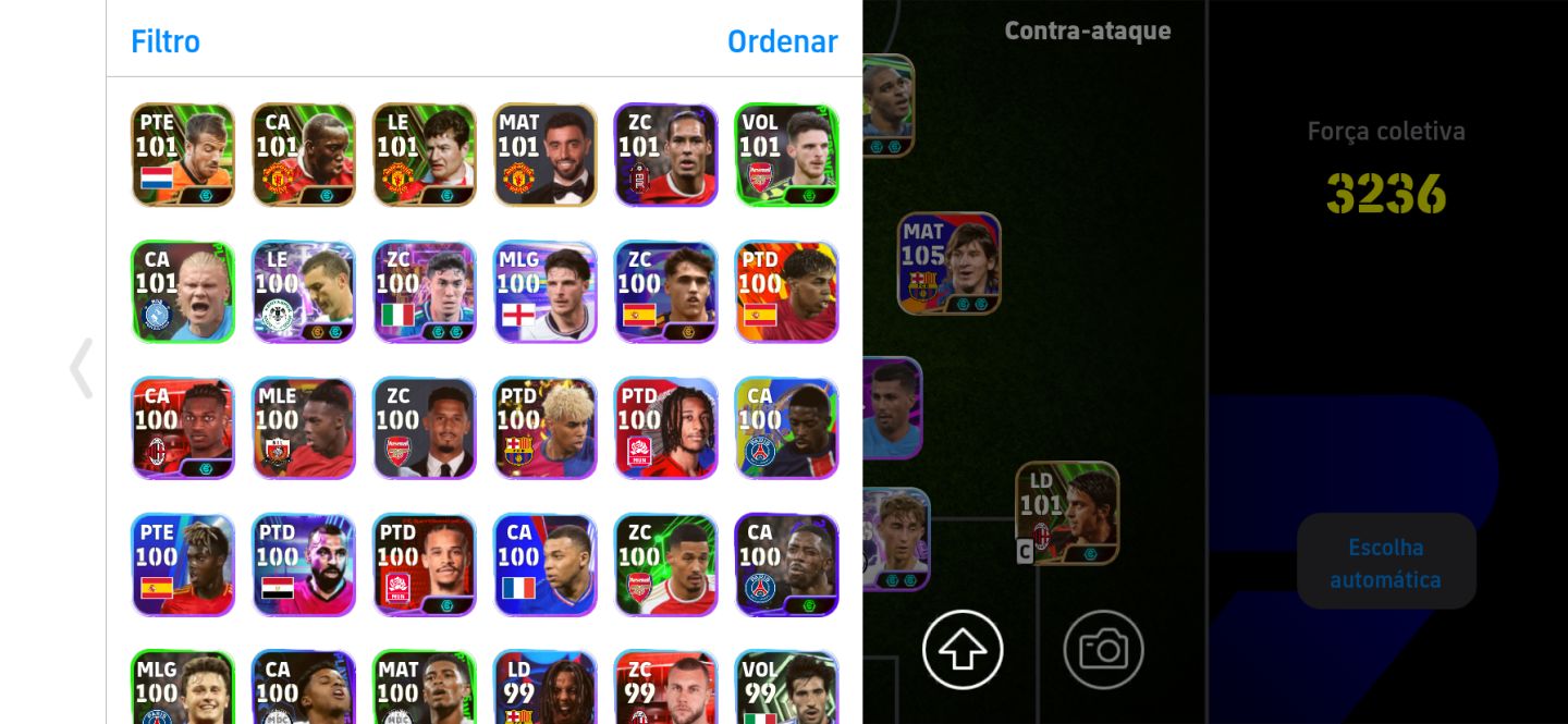 CONTA EFOOTBALL George best+Son blitz curare+pack messi&neymar&yamal