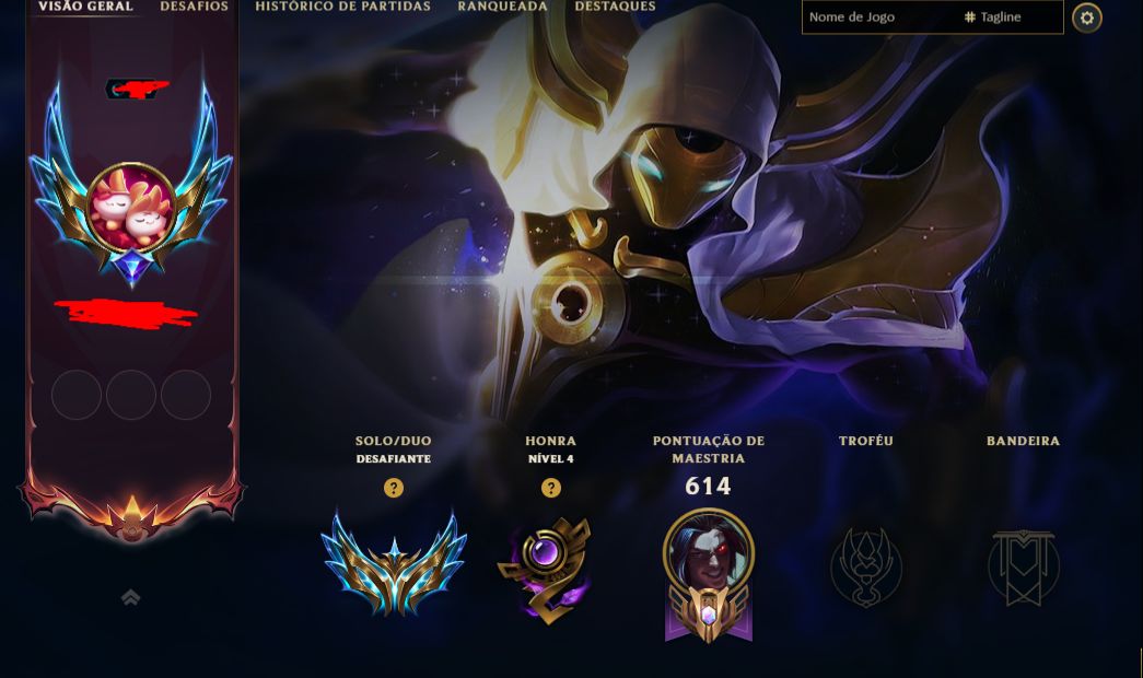 CONTA CHALLENGER NO LEAGUE OF LEGENDS + 4000 GASTOS NO VALORANT