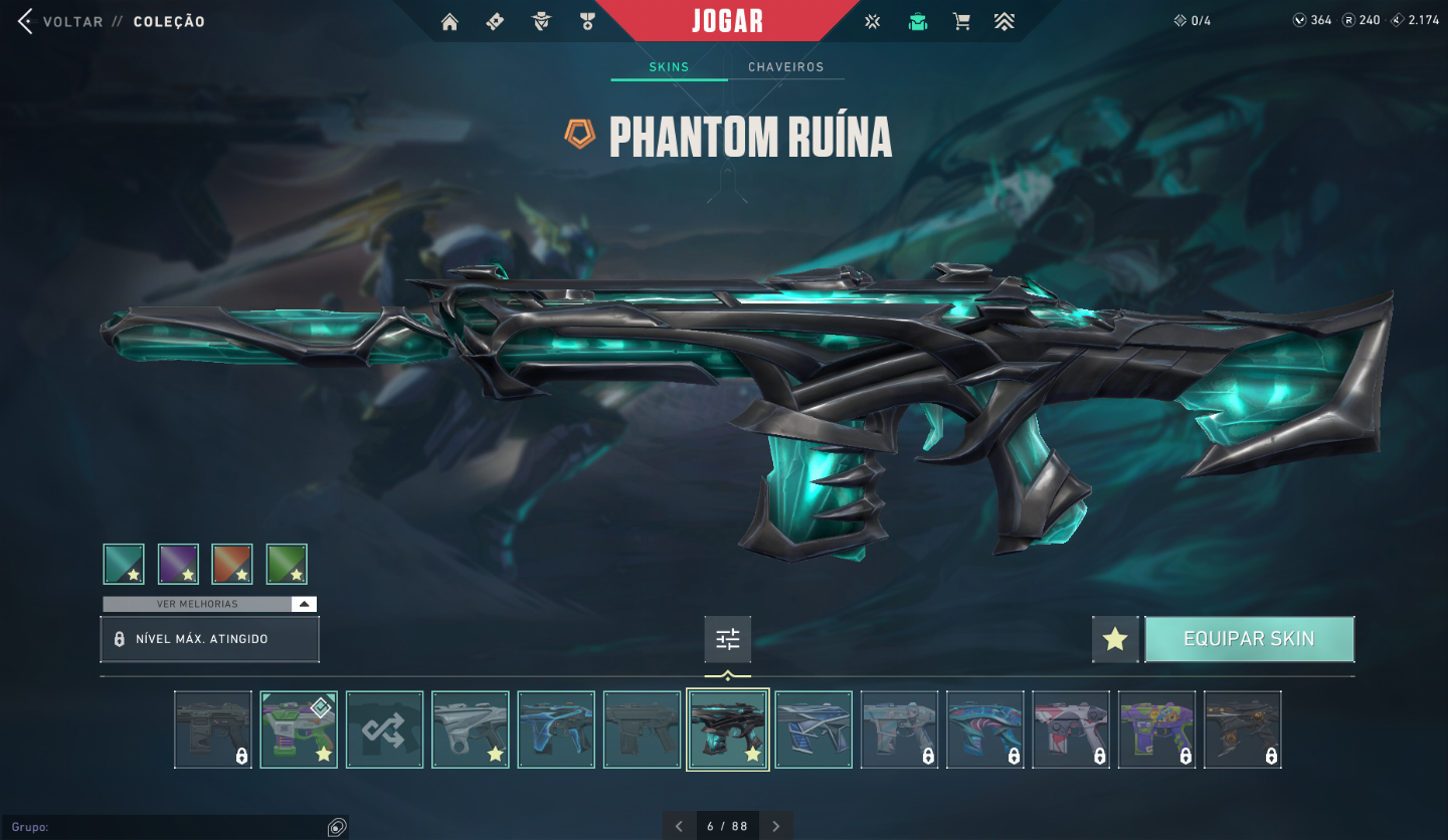 Conta Valorant com varias skins