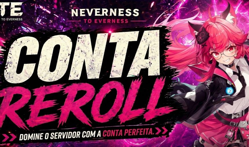 Contas NTE reroll com personagens e itens selecionados