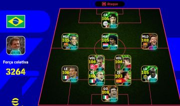 CONTA BRABA DE EFOOTBALL MOBILE - FORÇA COLETIVA 3264!