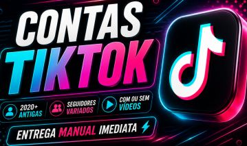 Contas TikTok 2020+ | Antigas e Variadas
