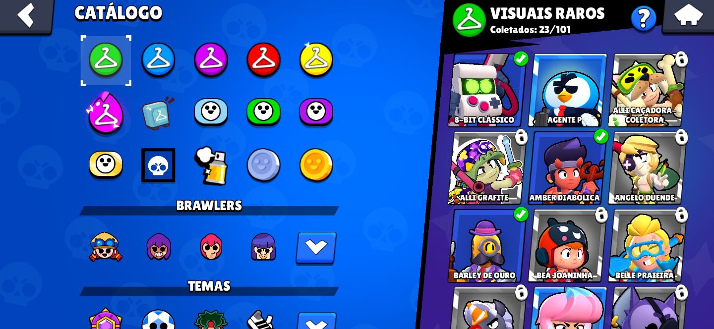 COMBO: CONTAS BRAWL STARS & CLASH ROYALE