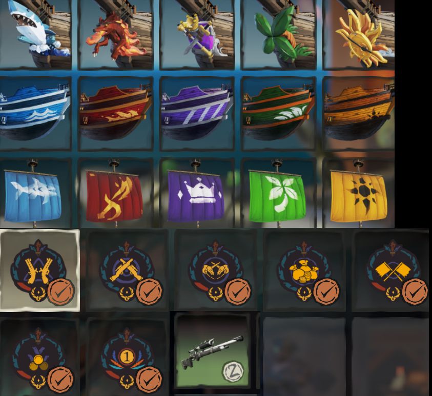 Contas Sea of Thieves ARENA E AMPULHETA 100% ACESSO, DETALHES NA DESCRIÇÃO!