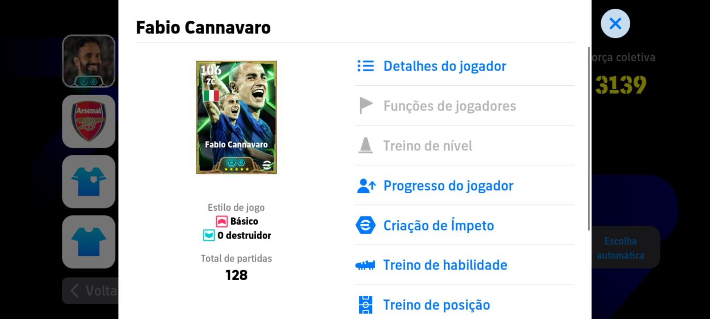 Conta efootball com épicos e show times