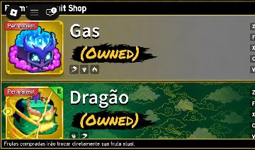 Conta de blox fruit, Dragon perm, gás perm, Darkblade,level 2624,frutas fisicas