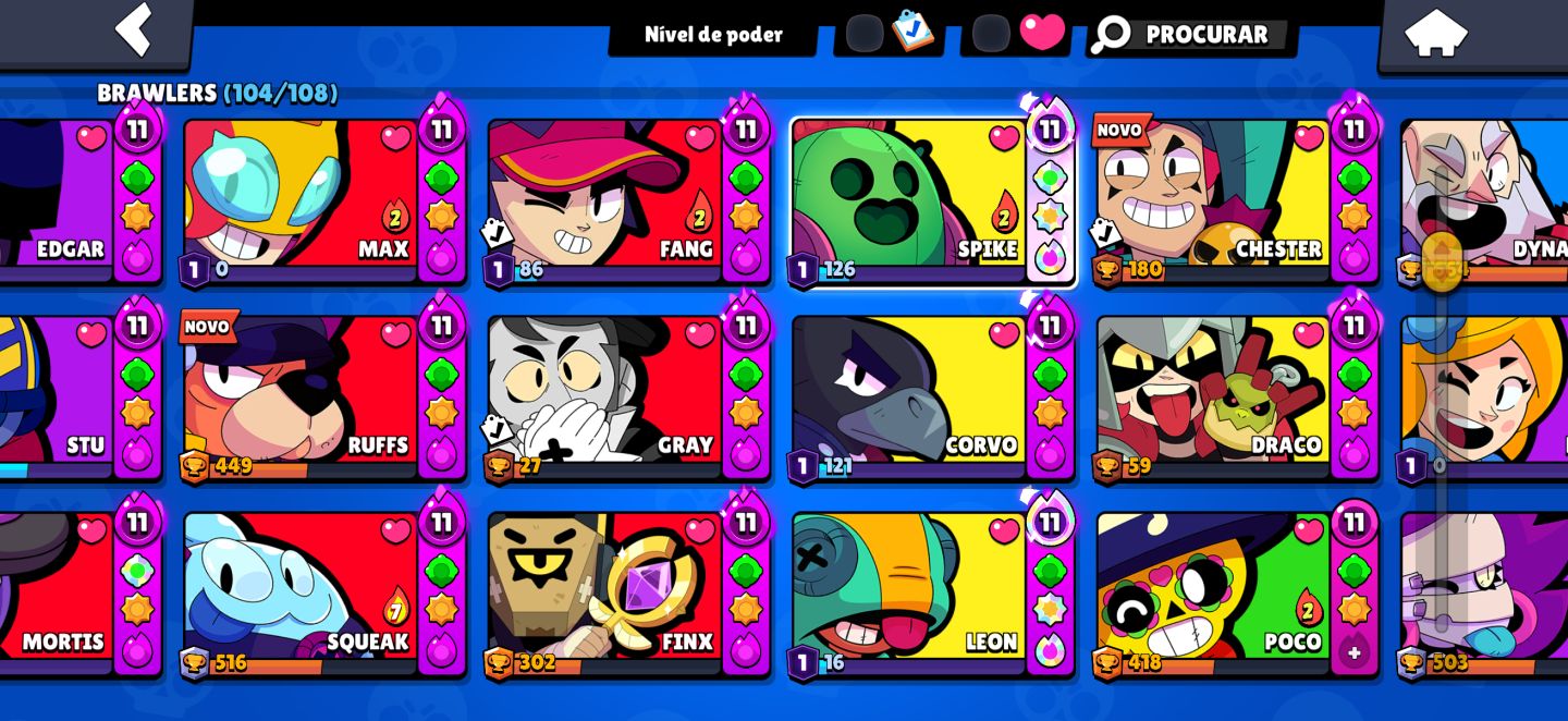 Conta de Brawl Stars Com 40k de Troféus