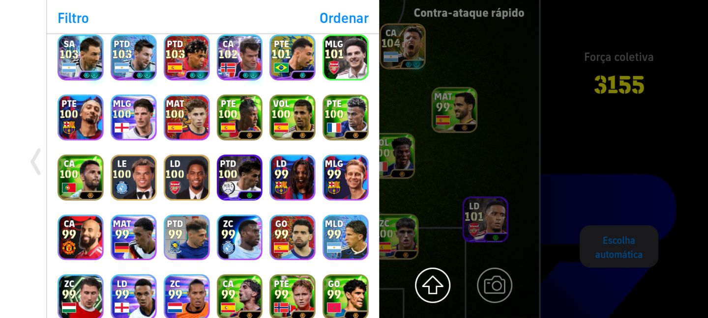 CONTA eFOOTBALL 3155 DE FORÇA À VENDA!