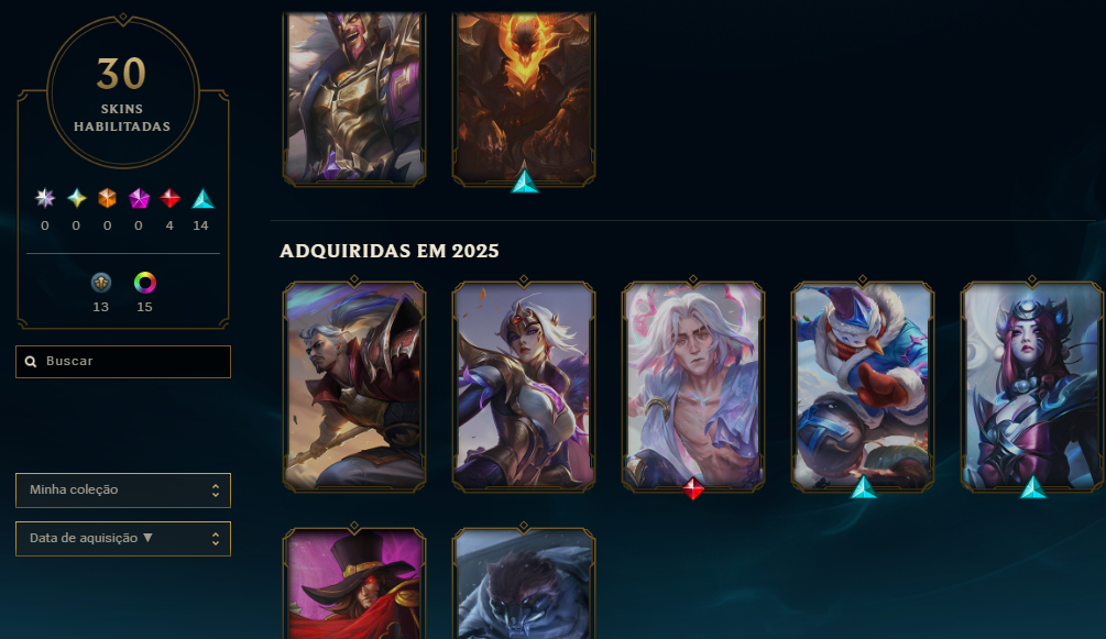 Conta LOL com Emote Grão-Mestre PEAK 904LP