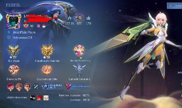 Conta mobile legends 357 skins