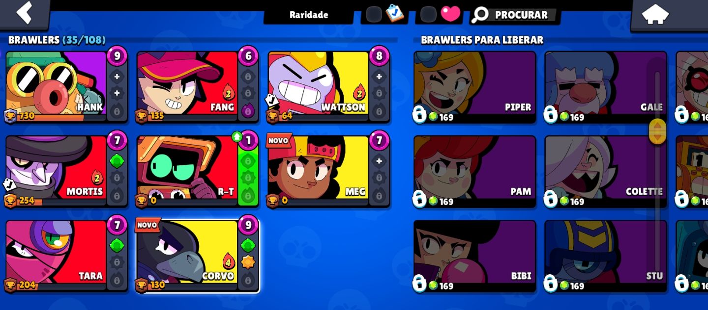 Conta brawl básica.