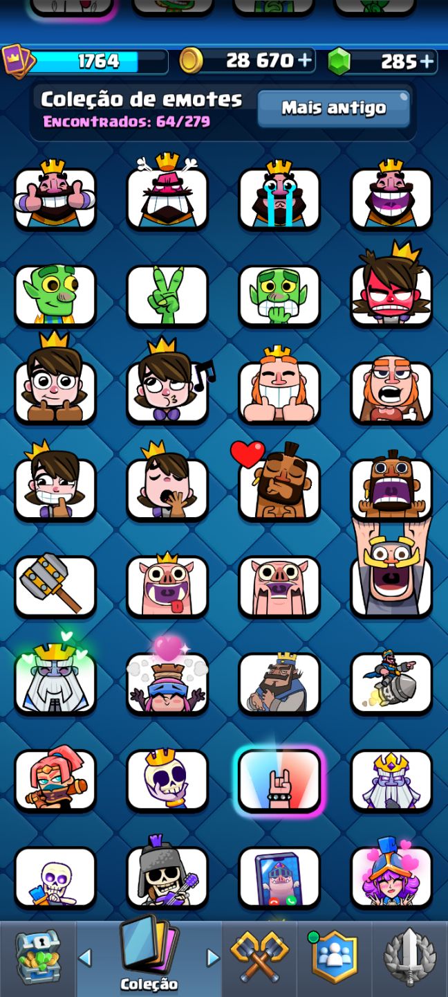 CONTA DE CLASH ROYALE AVANÇADA