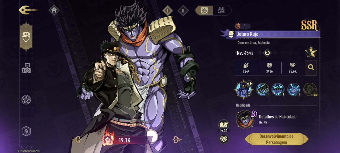 JOJO'S BIZZARRE ADVENTURE GS MELHORES PERSONAGENS