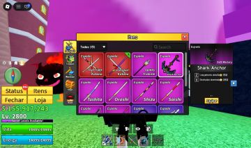 CONTA BLOX FRUITS MAIS DE 100m de belly