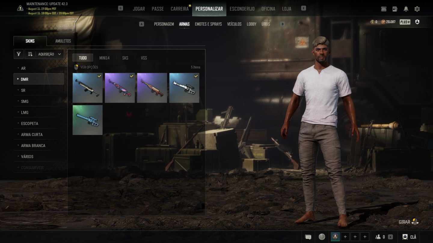 Conta pubg nova