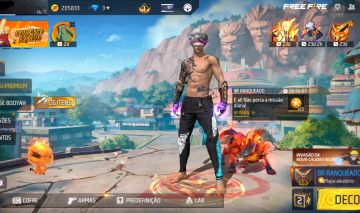 CONTA DE FREE FIRE GEMADA E ITENS RAROS