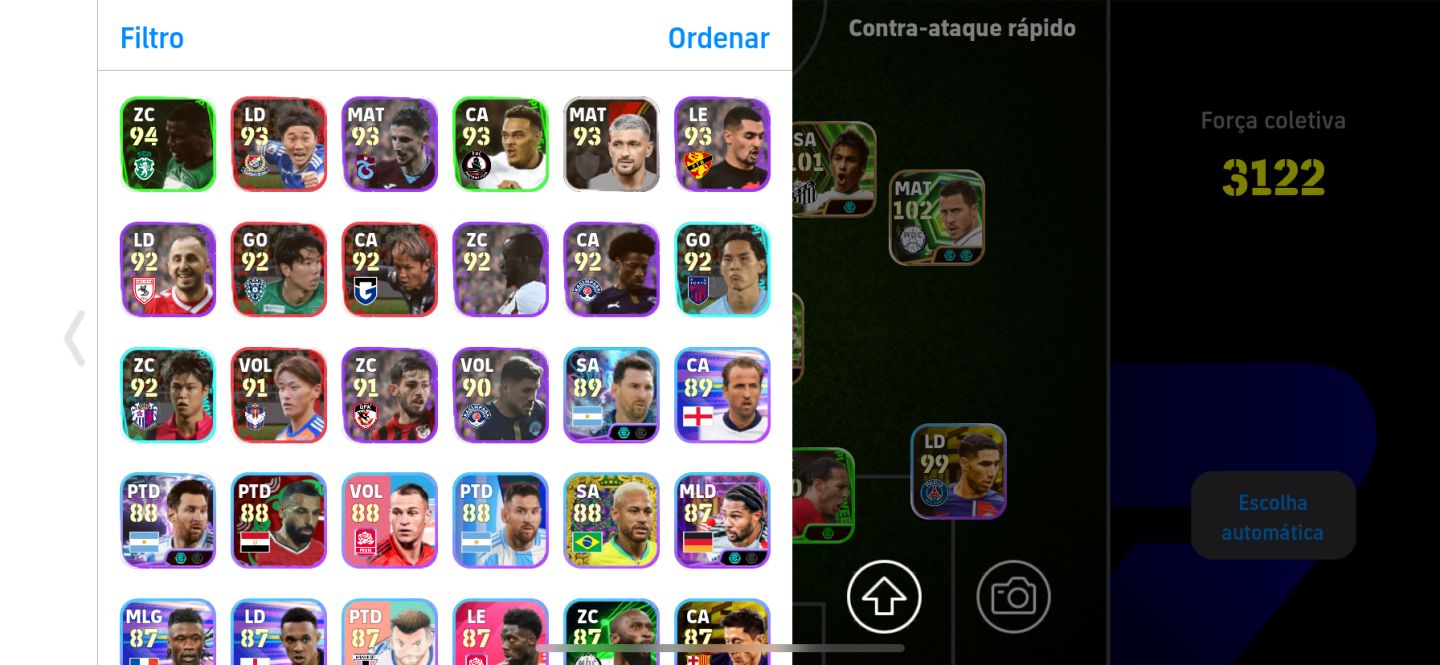 2 contas efootball full cartas na compra das duas leve outra de brinde