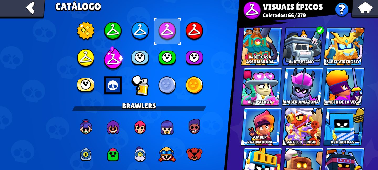 Brawl Stars 61K Troféus Conta Completa | 70 Brawlers | Muitos It