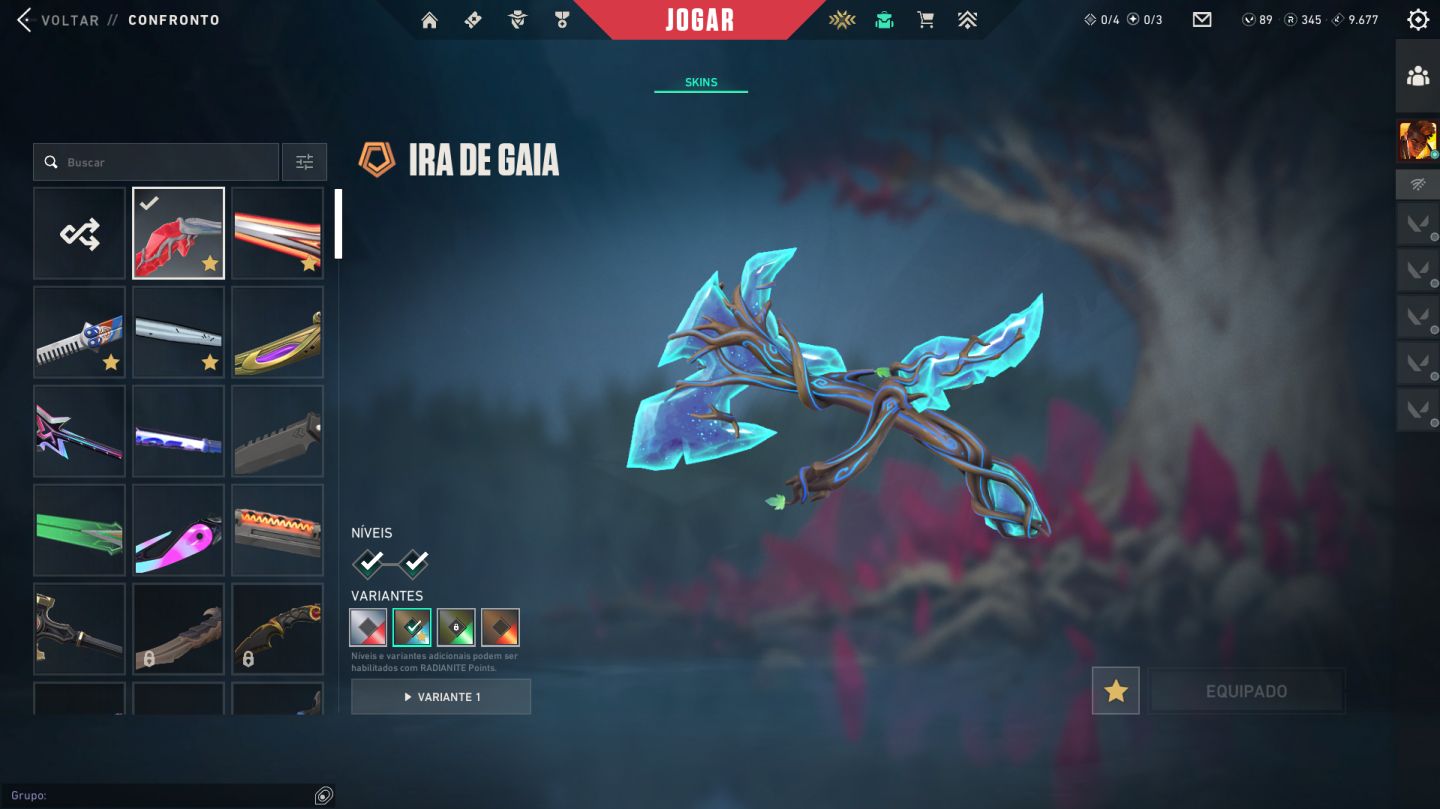 Conta Valorant | 3 Skins do champions +192 SKINS | Dima3 | Lvl338 | 4K investido