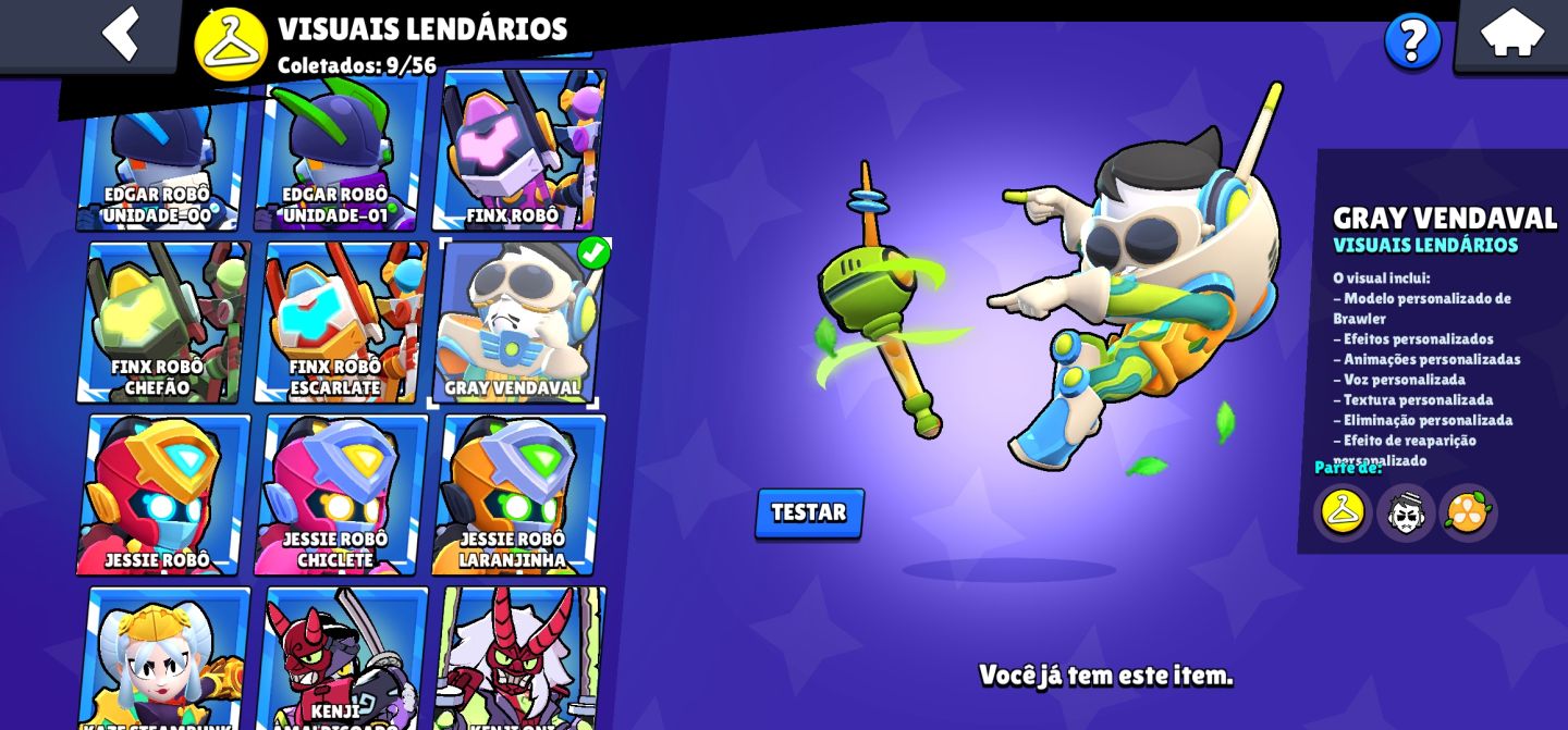 CONTA BRAWL STAR GEMADA