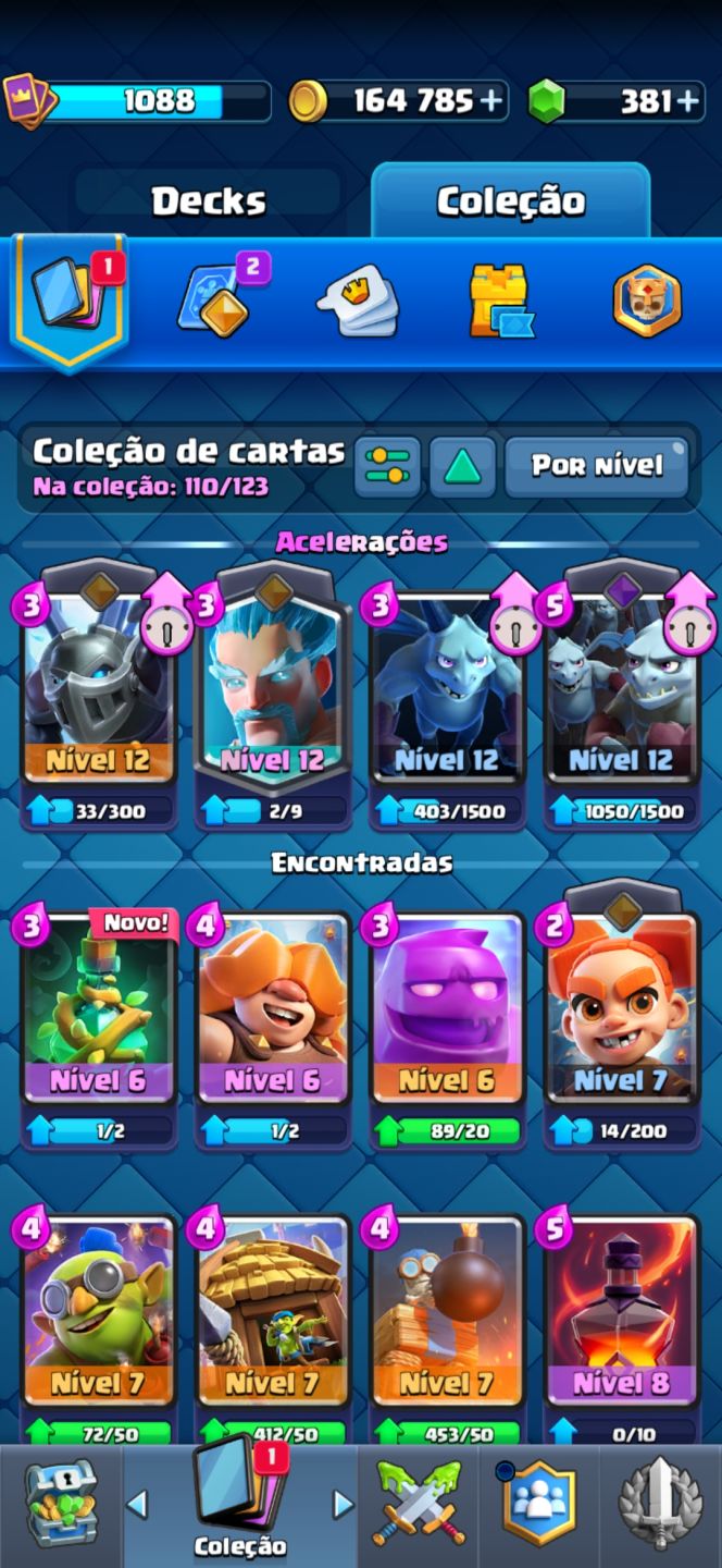 Conta brawlstars com mais de 100k de troféu, fama star force, várias skins