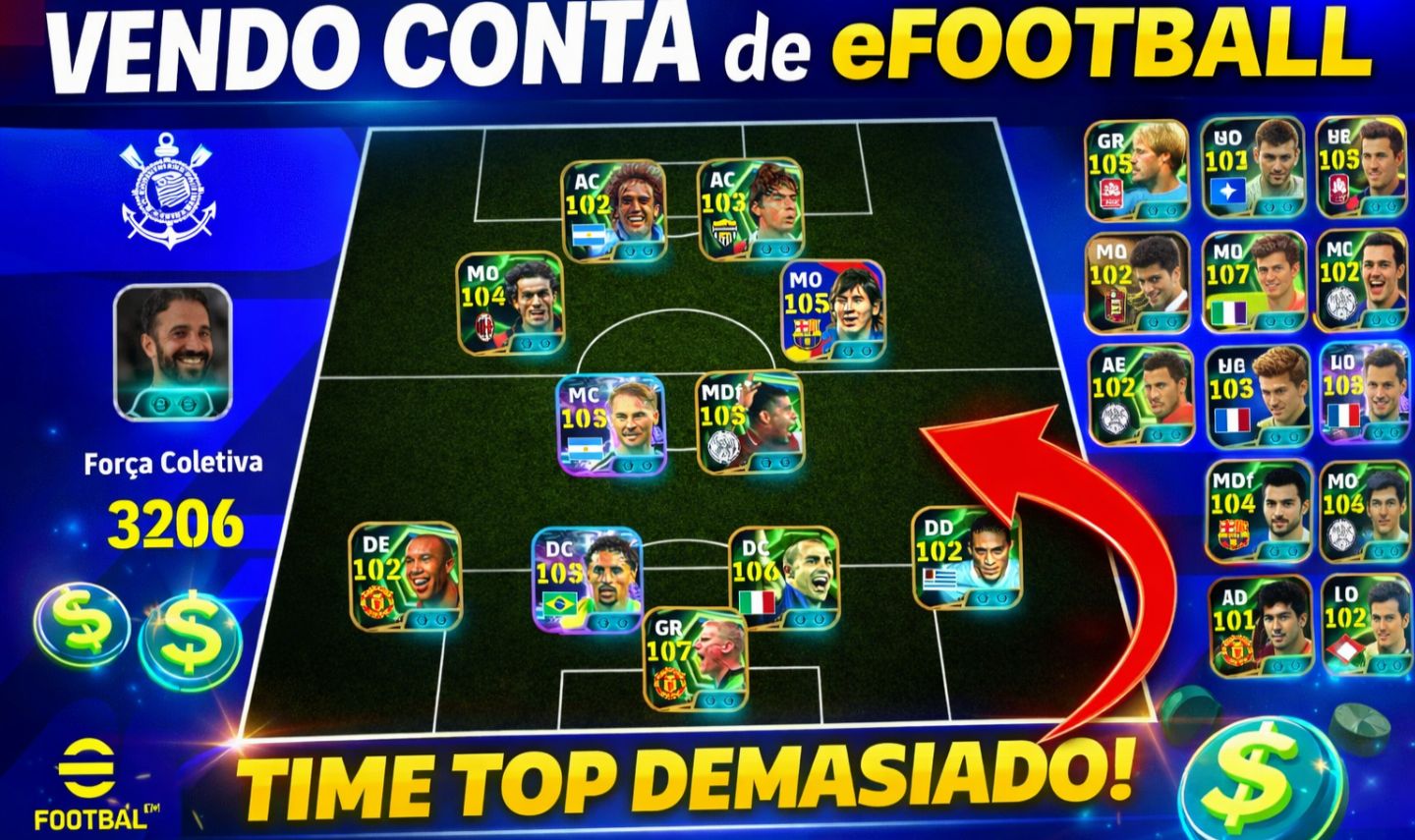 CONTA META COM O NOVO BALE NO EFOOTBALL