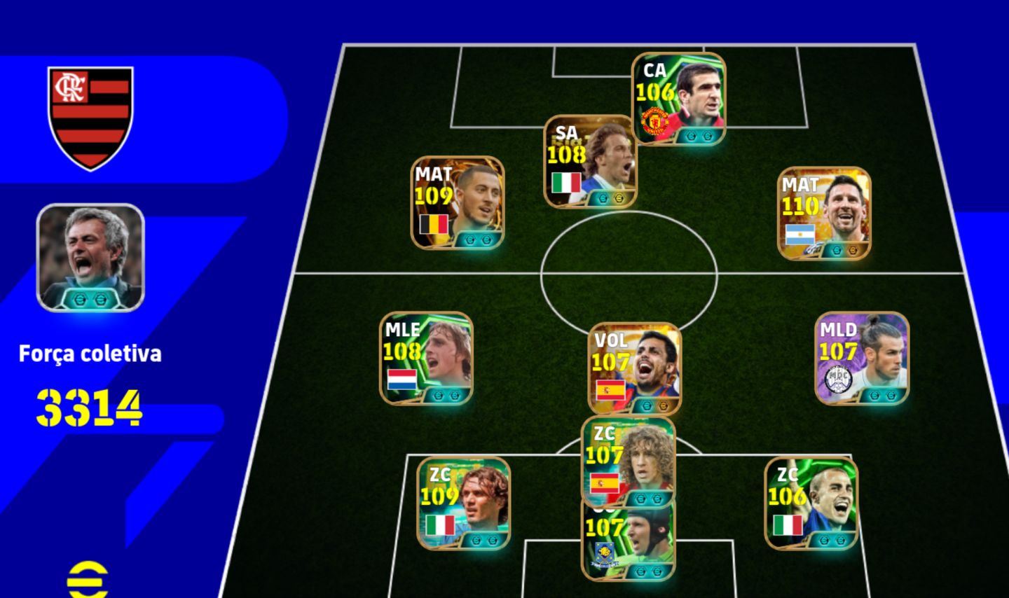 CONTA EFOOTBALL FULL META | FORÇA COLETIVA 3314 | VÁRIOS ÉPICOS E SHOW TIME!