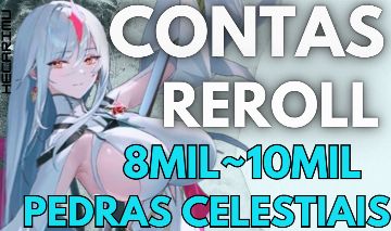 CONTAS EPIC SEVEN COM ML Luna da Lua Novo | 8.000~10.000 Pedras Celestiais