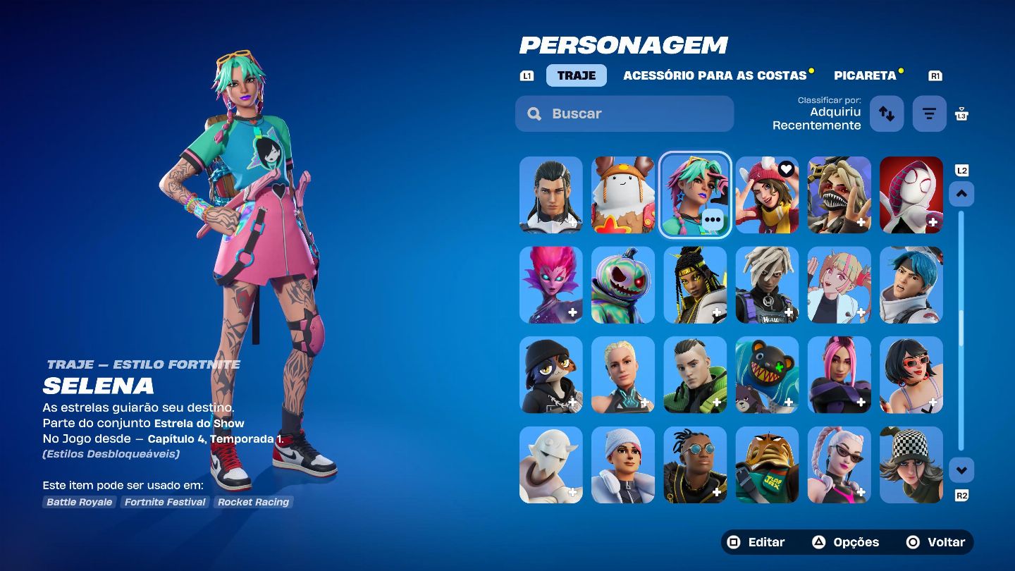 Conta do passe de batalha temporada 2 a 10 e skin Lara croft