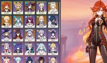 CONTA GENSHIN COM VESNA + ASS + VODY+ ASS + MAVUIKA + 22K DE GEMA