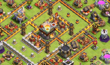 CONTA CLASH OF CLANS CV11 DE 2016/2017, 1 PASSE, VARIOS OBSTACULOS RAROS
