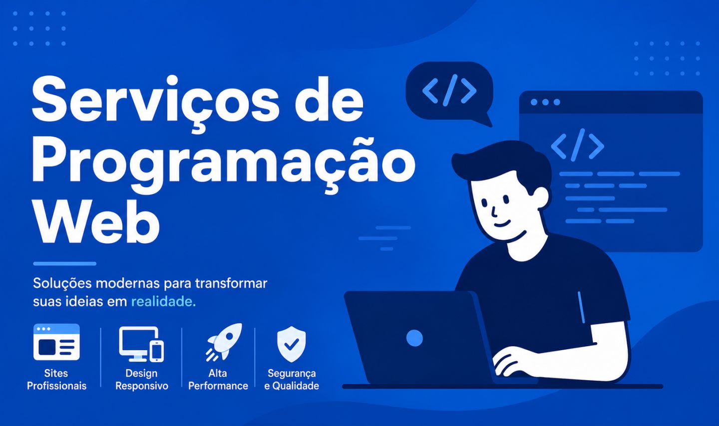 Desenvolvo Sites, Sistemas e Programas sob Encomenda - Entrega Rápida