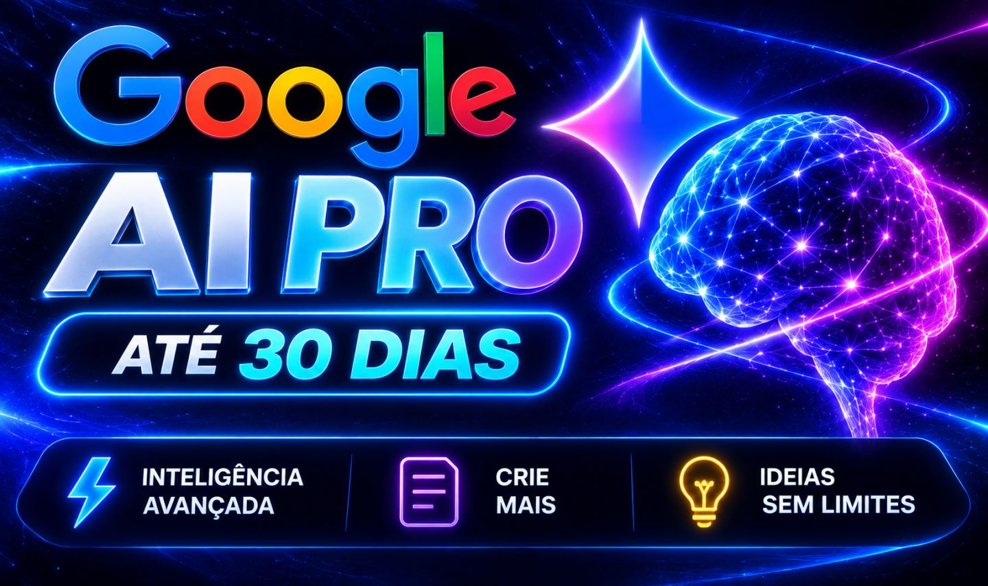 GEMINI AI PRO 30 DIAS | ATIVAÇÃO NA SUA CONTA