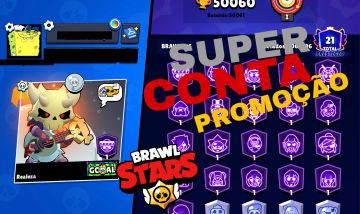 Brawl Stars Super conta equipada
