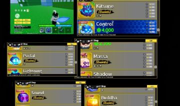 Conta de blox fruits com kitsune,portal,massa e budha permanente