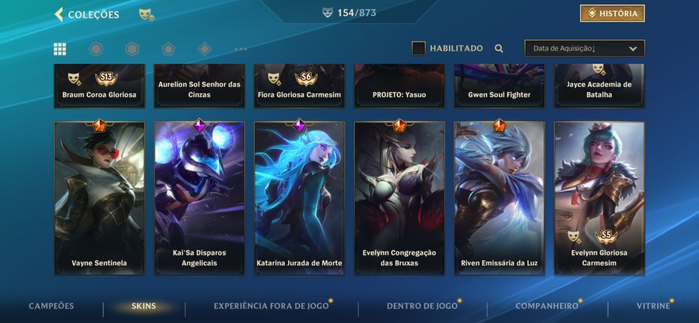 Conta Wild Rift