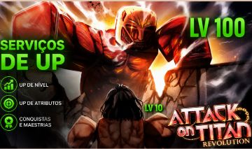 Attack On Titan Revolution - AOTR | SERVIÇOS E UP DE LVL | UP MANUAL SEM SCRIPT!