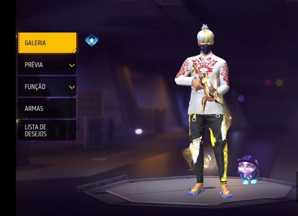 Conta de free fire diamante com várias skins